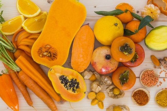 buah dan sayur orange