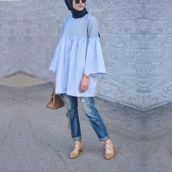 Style Tunik Hijab Kekinian